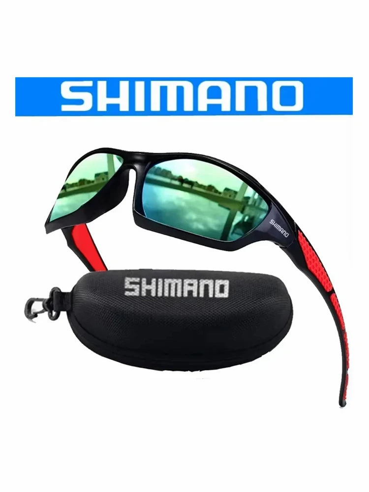 Shimano - Óculos de Sol Esportivos Masculinos e Femininos, Lentes Protetoras Não Polarizadas, Usados para Ciclismo e Pesca.