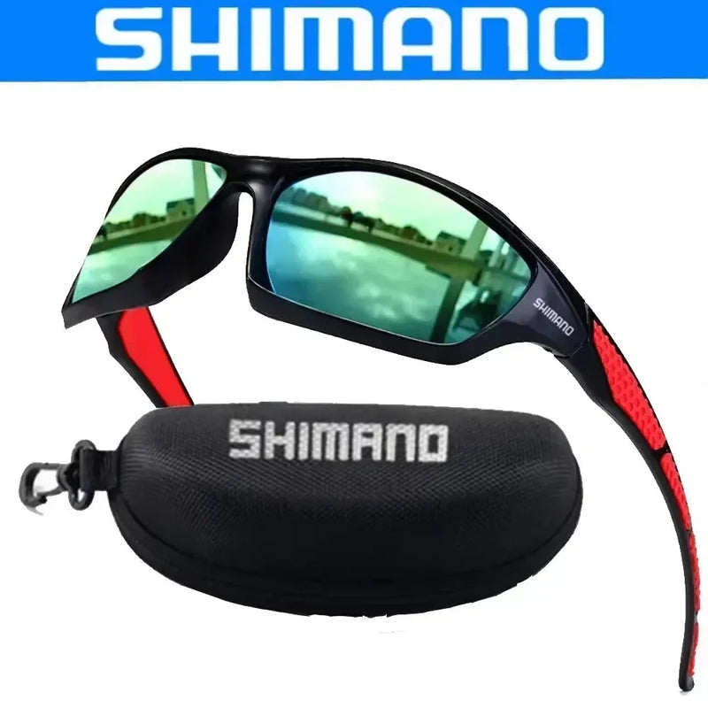 Shimano - Óculos de Sol Esportivos Masculinos e Femininos, Lentes Protetoras Não Polarizadas, Usados para Ciclismo e Pesca.