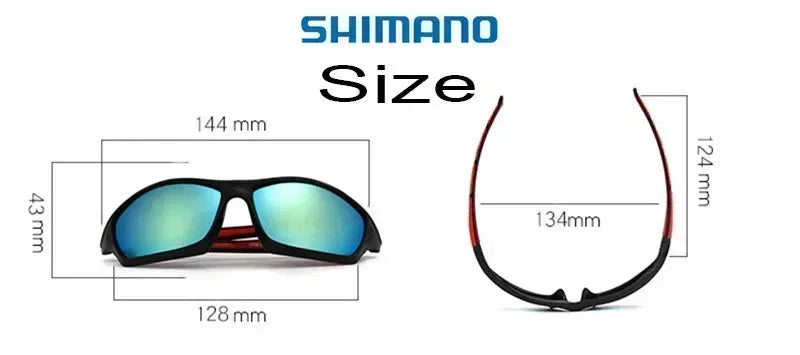 Shimano - Óculos de Sol Esportivos Masculinos e Femininos, Lentes Protetoras Não Polarizadas, Usados para Ciclismo e Pesca.